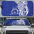 Personalised Queen Salote College Auto Sun Shade QSC Est 1926 Ngatu Pattern - Polynesian Pride