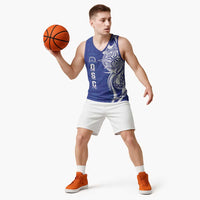 Personalised Queen Salote College Basketball Jersey QSC Est 1926 Ngatu Pattern - Polynesian Pride