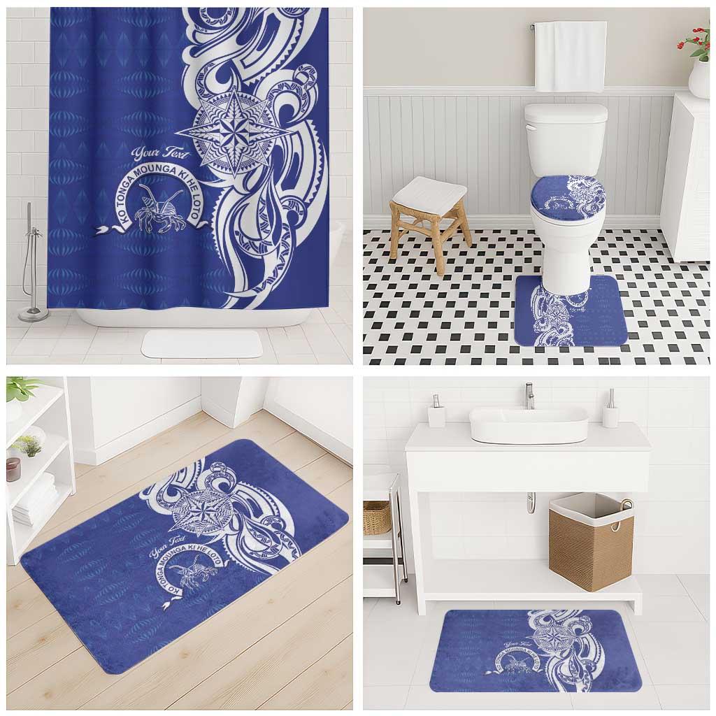 Personalised Queen Salote College Bathroom Set QSC Est 1926 Ngatu Pattern - Polynesian Pride