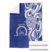 Personalised Queen Salote College Blanket QSC Est 1926 Ngatu Pattern - Polynesian Pride