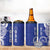 Personalised Queen Salote College 4 in 1 Can Cooler Tumbler QSC Est 1926 Ngatu Pattern - Polynesian Pride