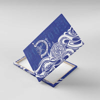 Personalised Queen Salote College Canvas Wall Art QSC Est 1926 Ngatu Pattern - Polynesian Pride