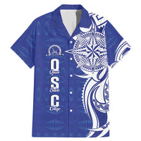 Personalised Queen Salote College Family Matching Mermaid Dress and Hawaiian Shirt QSC Est 1926 Ngatu Pattern - Polynesian Pride