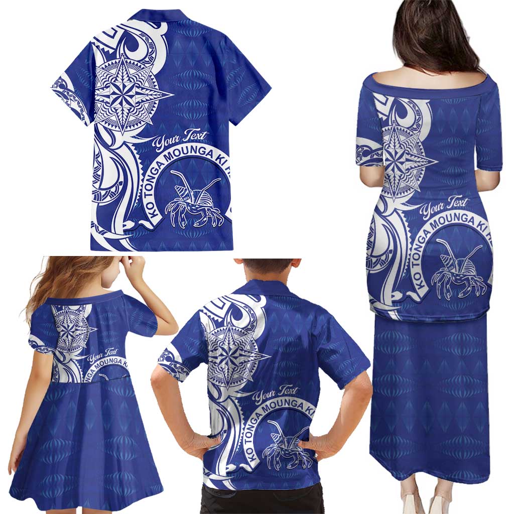 Personalised Queen Salote College Family Matching Puletasi and Hawaiian Shirt QSC Est 1926 Ngatu Pattern - Polynesian Pride