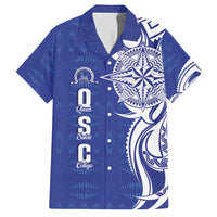 Personalised Queen Salote College Hawaiian Shirt QSC Est 1926 Ngatu Pattern - Polynesian Pride