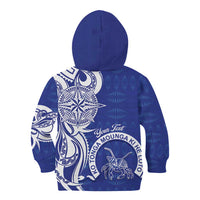 Personalised Queen Salote College Kid Hoodie QSC Est 1926 Ngatu Pattern - Polynesian Pride