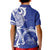 Personalised Queen Salote College Kid Polo Shirt QSC Est 1926 Ngatu Pattern - Polynesian Pride