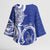 Personalised Queen Salote College Kimono Sleeve Blouse QSC Est 1926 Ngatu Pattern - Polynesian Pride