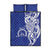 Personalised Queen Salote College Quilt Bed Set QSC Est 1926 Ngatu Pattern - Polynesian Pride