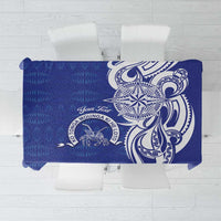 Personalised Queen Salote College Tablecloth QSC Est 1926 Ngatu Pattern - Polynesian Pride