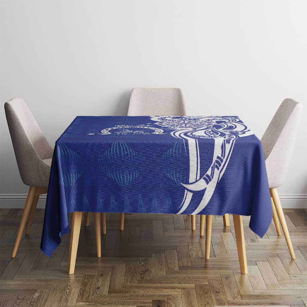 Personalised Queen Salote College Tablecloth QSC Est 1926 Ngatu Pattern - Polynesian Pride