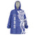 Personalised Queen Salote College Wearable Blanket Hoodie QSC Est 1926 Ngatu Pattern - Polynesian Pride
