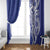 Personalised Queen Salote College Window Curtain QSC Est 1926 Ngatu Pattern - Polynesian Pride
