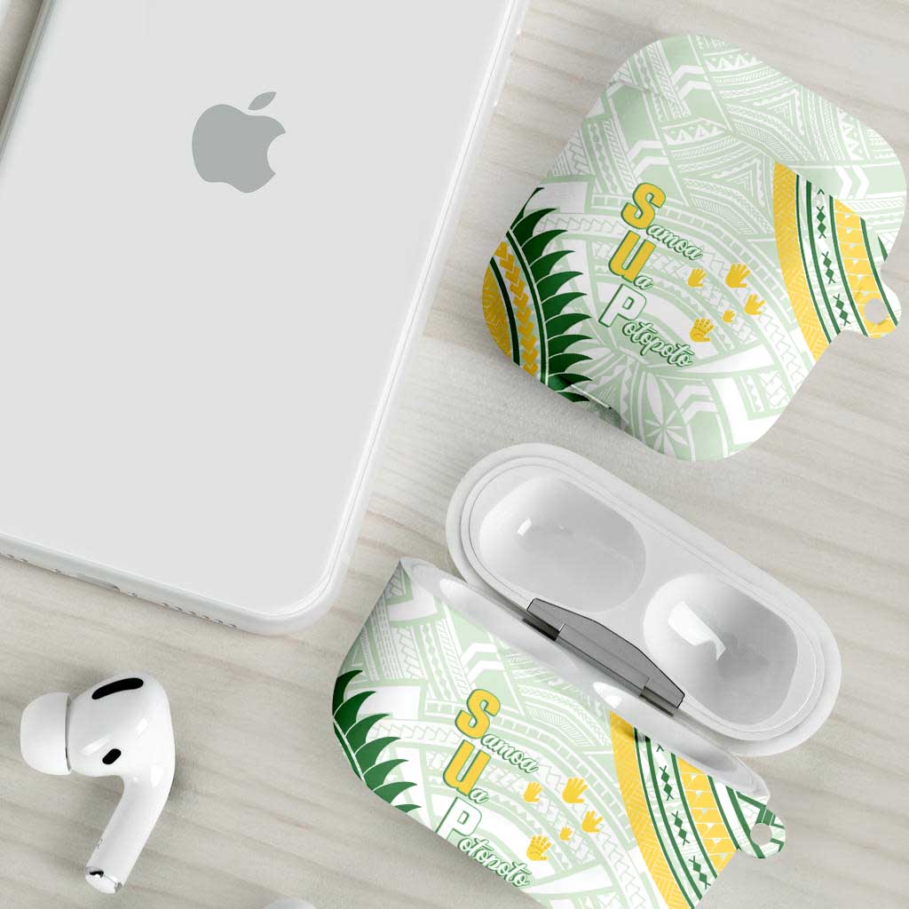 Samoa Ua Potopoto AirPods Case SUP Est 2025 Samoan Pattern - Polynesian Pride
