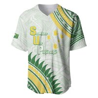 Personalised Samoa Ua Potopoto Baseball Jersey SUP Est 2025 Samoan Pattern - Polynesian Pride