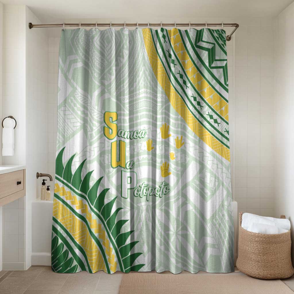 Samoa Ua Potopoto Bathroom Set SUP Est 2025 Samoan Pattern - Polynesian Pride