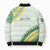 Personalised Samoa Ua Potopoto Bomber Puffer Jacket SUP Est 2025 Samoan Pattern - Polynesian Pride