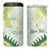 Personalised Samoa Ua Potopoto 4 in 1 Can Cooler Tumbler SUP Est 2025 Samoan Pattern - Polynesian Pride