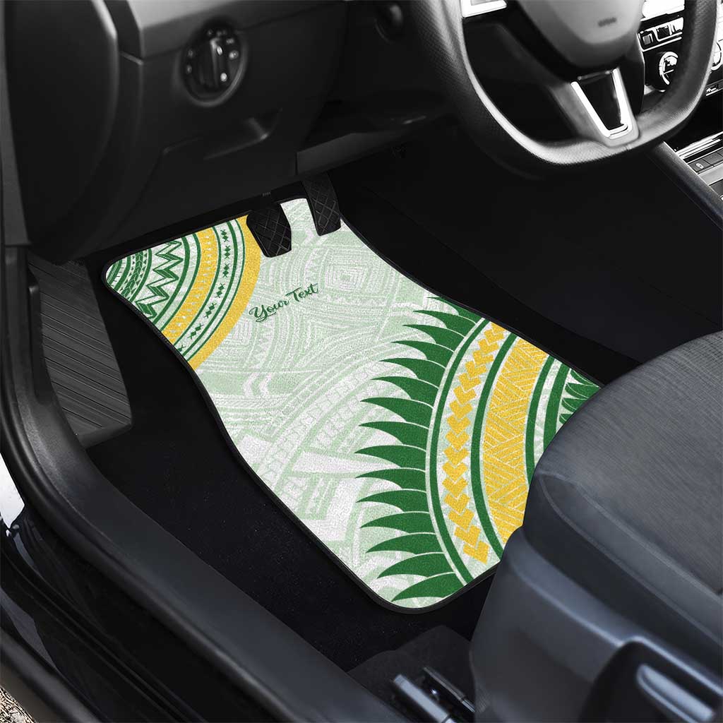 Personalised Samoa Ua Potopoto Car Mats SUP Est 2025 Samoan Pattern - Polynesian Pride