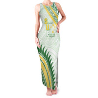 Personalised Samoa Ua Potopoto Family Matching Tank Maxi Dress and Hawaiian Shirt SUP Est 2025 Samoan Pattern - Polynesian Pride