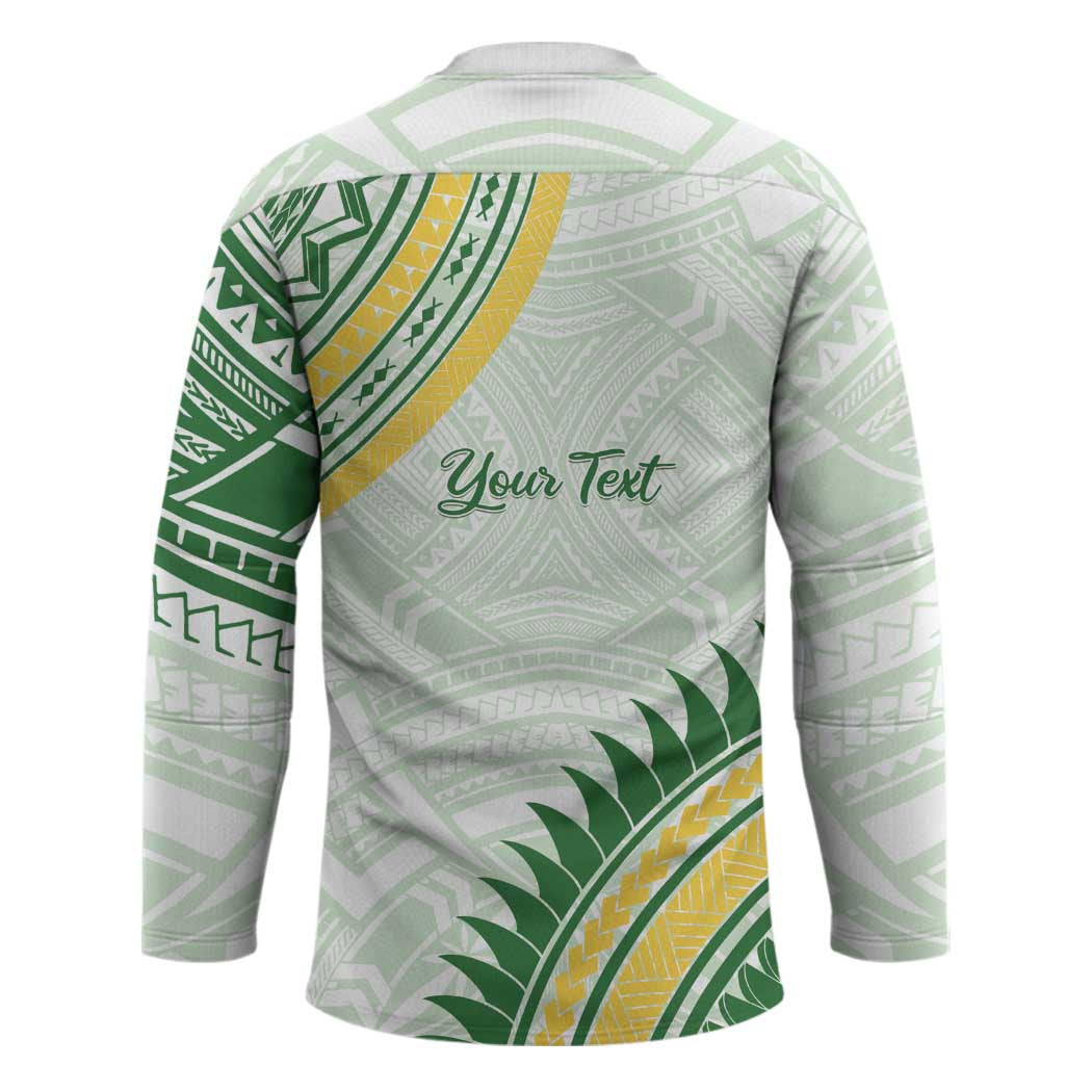 Personalised Samoa Ua Potopoto Hockey Jersey SUP Est 2025 Samoan Pattern - Polynesian Pride