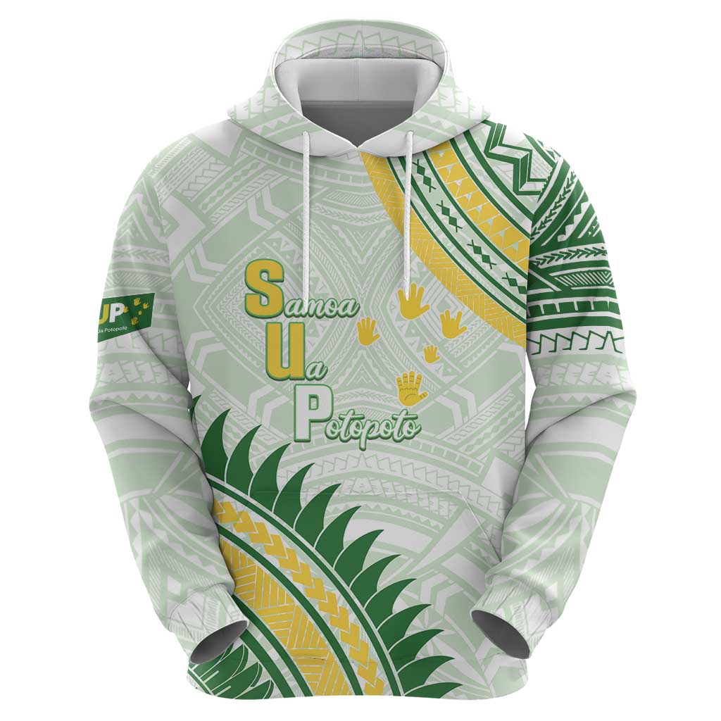 Personalised Samoa Ua Potopoto Hoodie SUP Est 2025 Samoan Pattern - Polynesian Pride
