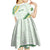 Personalised Samoa Ua Potopoto Kid Short Sleeve Dress SUP Est 2025 Samoan Pattern - Polynesian Pride
