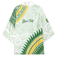 Personalised Samoa Ua Potopoto Kimono SUP Est 2025 Samoan Pattern - Polynesian Pride
