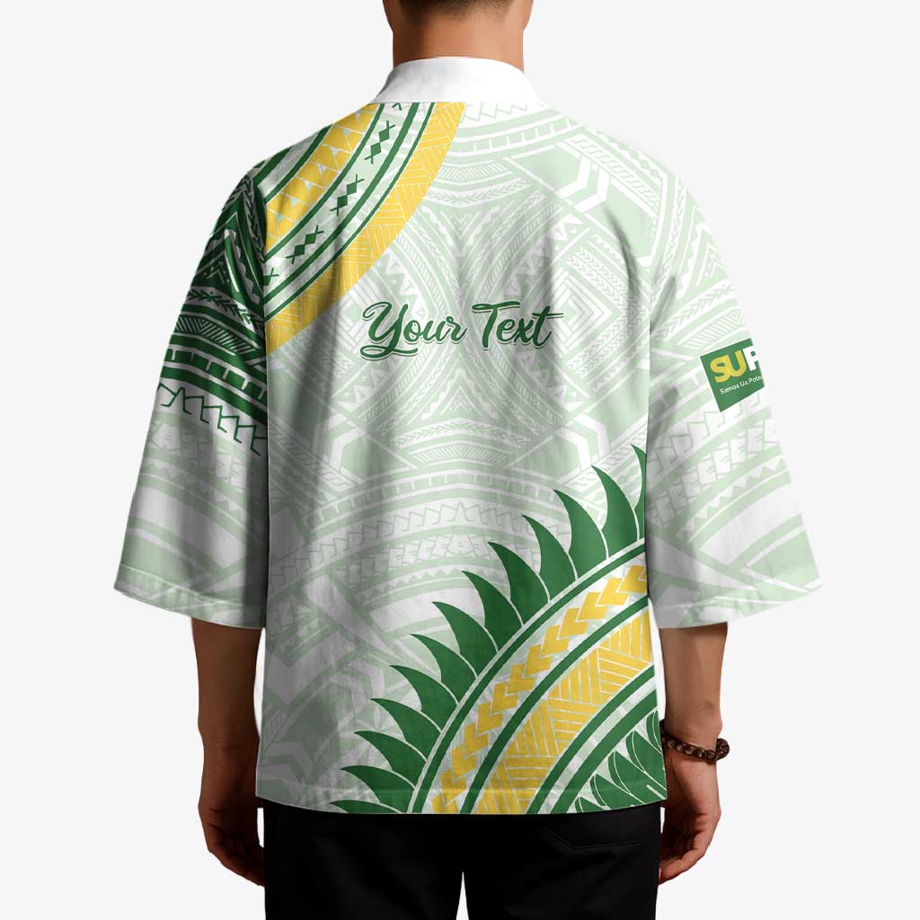 Personalised Samoa Ua Potopoto Kimono SUP Est 2025 Samoan Pattern - Polynesian Pride