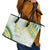 Samoa Ua Potopoto Leather Tote Bag SUP Est 2025 Samoan Pattern - Polynesian Pride