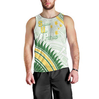 Personalised Samoa Ua Potopoto Men Tank Top SUP Est 2025 Samoan Pattern - Polynesian Pride