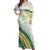Personalised Samoa Ua Potopoto Off Shoulder Maxi Dress SUP Est 2025 Samoan Pattern - Polynesian Pride