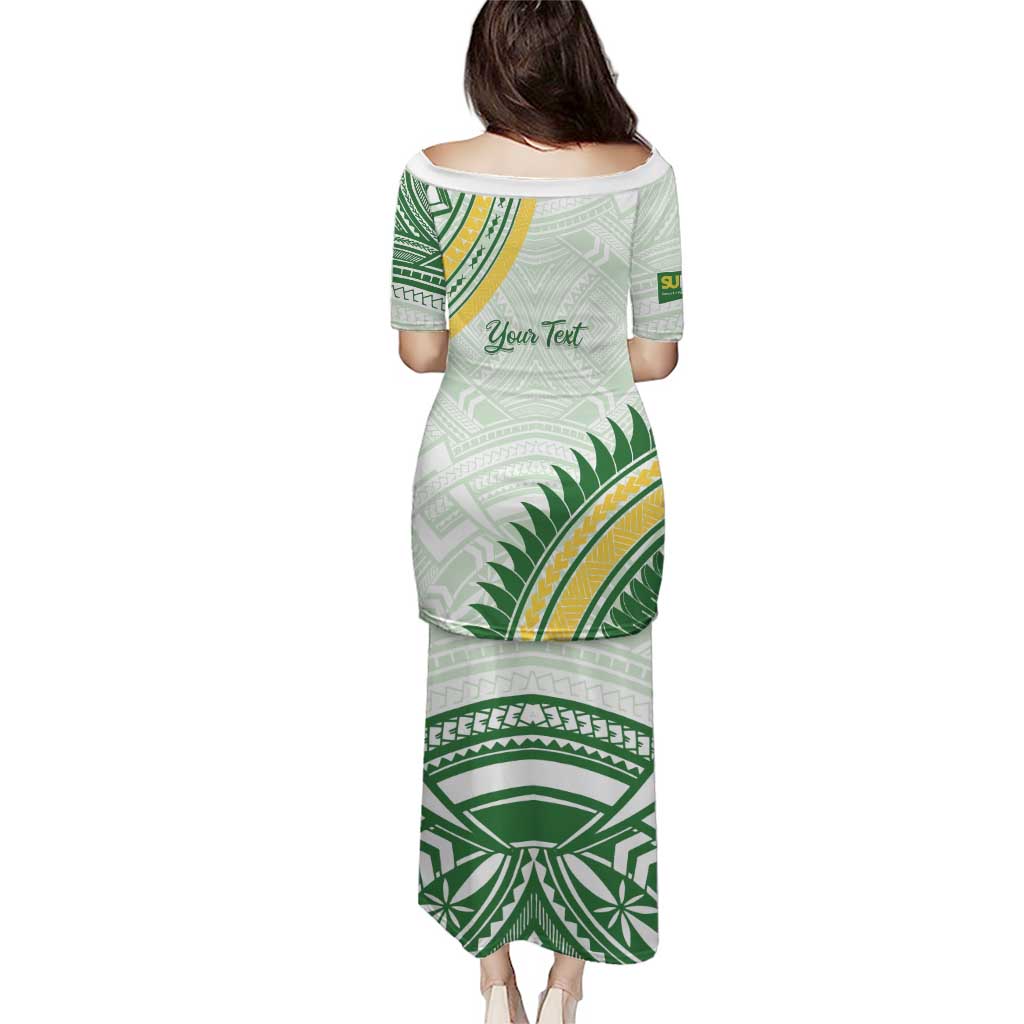 Personalised Samoa Ua Potopoto Puletasi SUP Est 2025 Samoan Pattern - Polynesian Pride