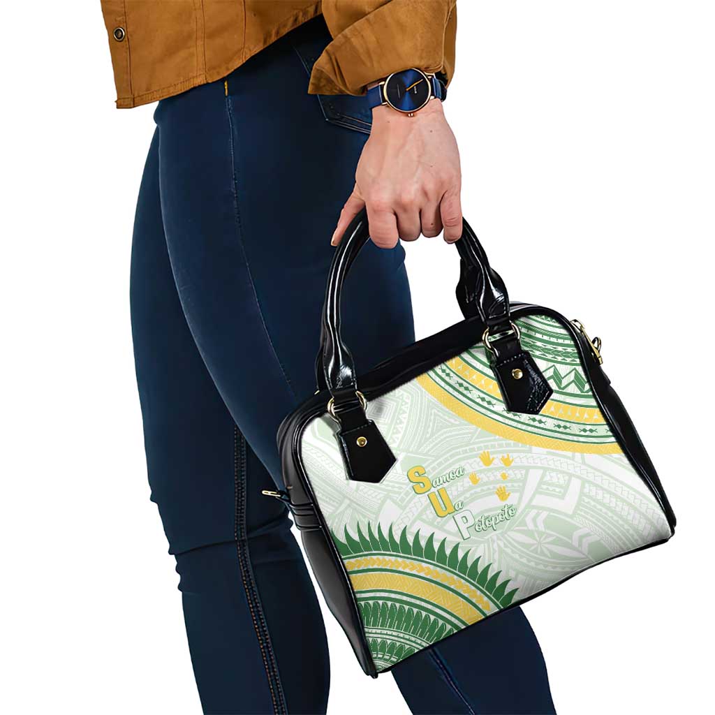 Samoa Ua Potopoto Shoulder Handbag SUP Est 2025 Samoan Pattern - Polynesian Pride