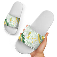 Samoa Ua Potopoto Slide Sandals SUP Est 2025 Samoan Pattern - Polynesian Pride