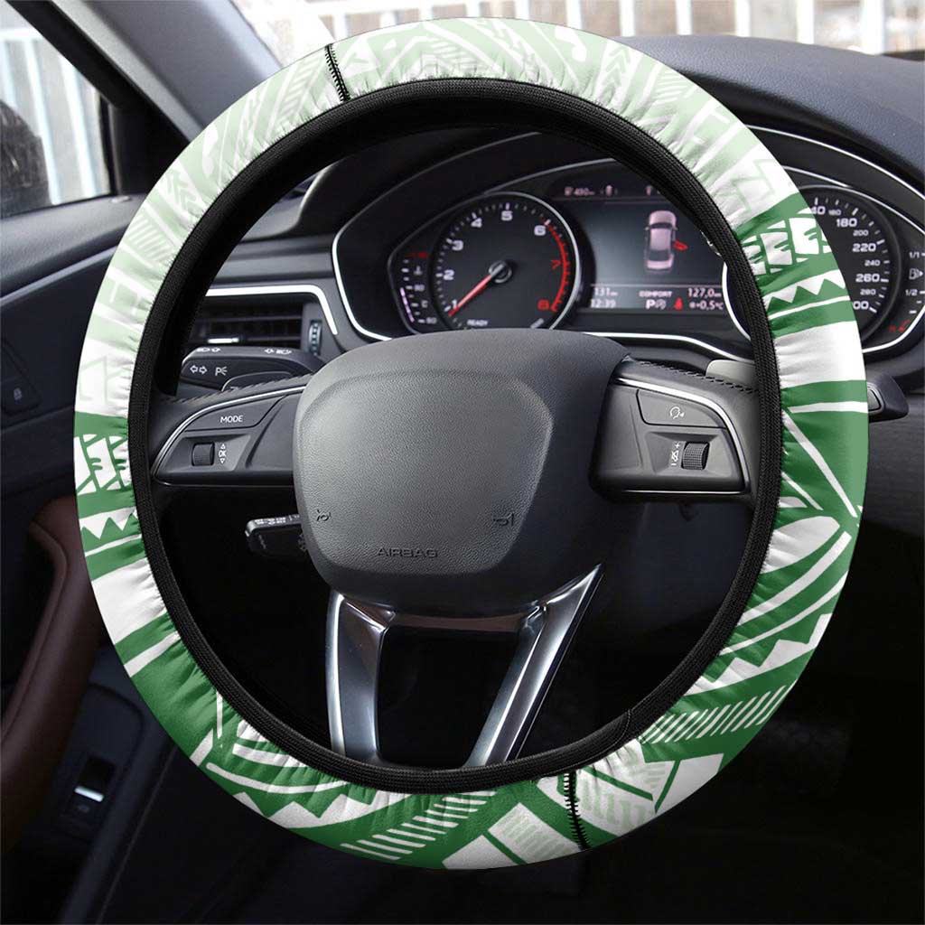 Samoa Ua Potopoto Steering Wheel Cover SUP Est 2025 Samoan Pattern - Polynesian Pride