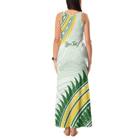 Personalised Samoa Ua Potopoto Tank Maxi Dress SUP Est 2025 Samoan Pattern - Polynesian Pride