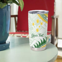 Personalised Samoa Ua Potopoto Tumbler Cup SUP Est 2025 Samoan Pattern - Polynesian Pride