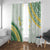 Samoa Ua Potopoto Window Curtain SUP Est 2025 Samoan Pattern - Polynesian Pride