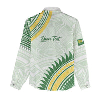 Personalised Samoa Ua Potopoto Women Casual Shirt SUP Est 2025 Samoan Pattern - Polynesian Pride