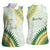 Personalised Samoa Ua Potopoto Women Sleeveless Polo Shirt SUP Est 2025 Samoan Pattern - Polynesian Pride