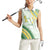 Personalised Samoa Ua Potopoto Women Sleeveless Polo Shirt SUP Est 2025 Samoan Pattern - Polynesian Pride