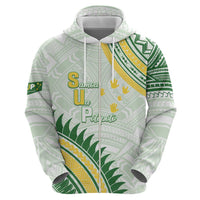 Personalised Samoa Ua Potopoto Zip Hoodie SUP Est 2025 Samoan Pattern - Polynesian Pride