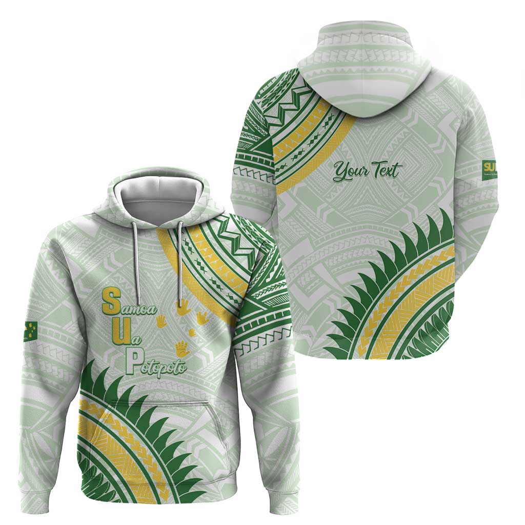 Personalised Samoa Ua Potopoto Zip Hoodie SUP Est 2025 Samoan Pattern - Polynesian Pride