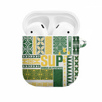 Samoa Uniting Party AirPods Case SUP Est 2025 Siapo Pattern - Polynesian Pride