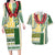 Samoa Uniting Party Couples Matching Long Sleeve Bodycon Dress and Hawaiian Shirt SUP Est 2025 Siapo Pattern - Polynesian Pride
