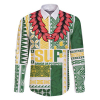 Samoa Uniting Party Family Matching Mermaid Dress and Hawaiian Shirt SUP Est 2025 Siapo Pattern - Polynesian Pride