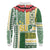 Samoa Uniting Party Long Sleeve Polo Shirt SUP Est 2025 Siapo Pattern - Polynesian Pride