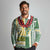 Samoa Uniting Party Long Sleeve Polo Shirt SUP Est 2025 Siapo Pattern - Polynesian Pride
