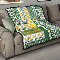 Samoa Uniting Party Quilt SUP Est 2025 Siapo Pattern LT14 - Polynesian Pride